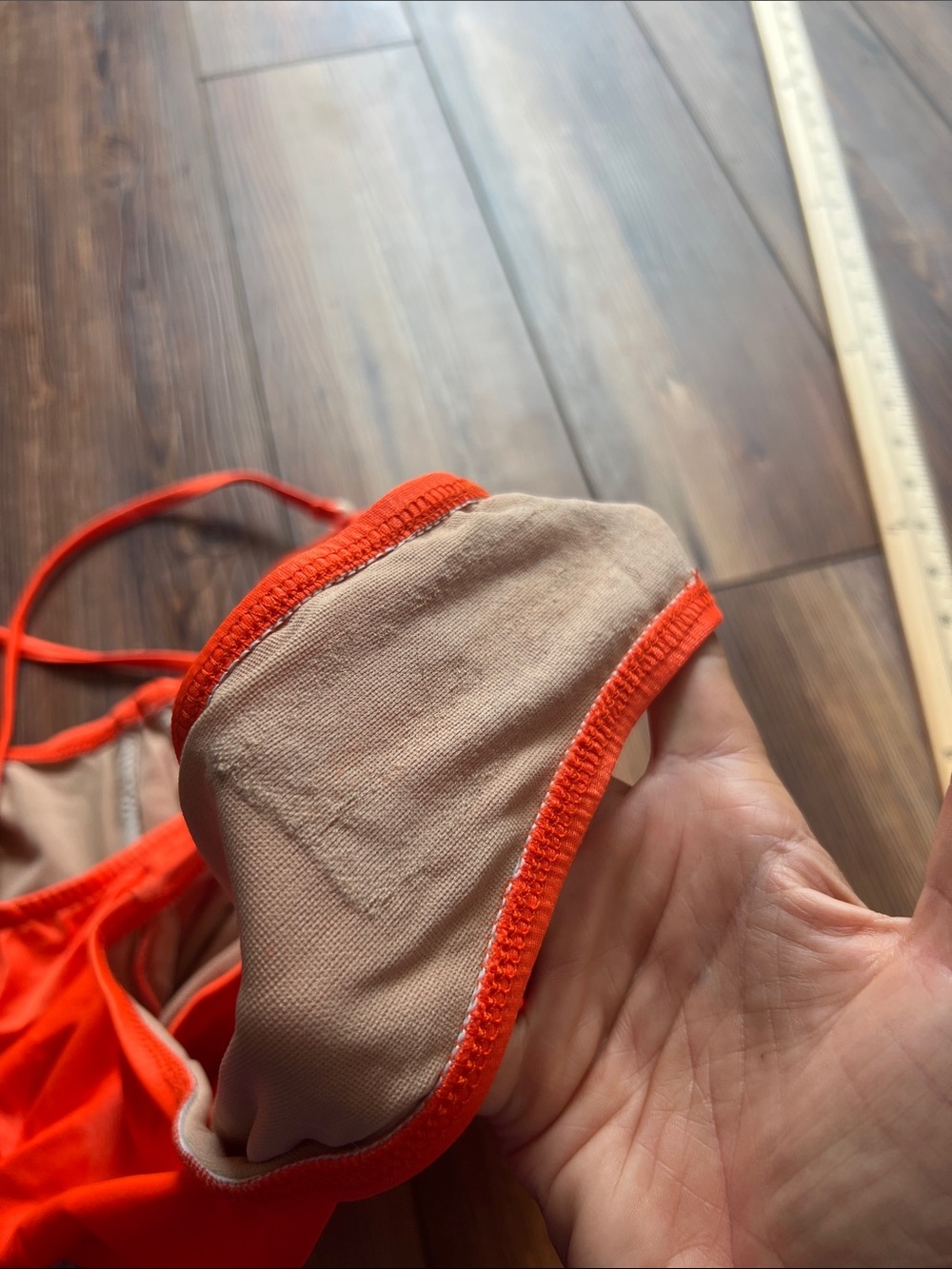 Avon Bright Orange One Piece Swimsuit - Picture 7 of 13